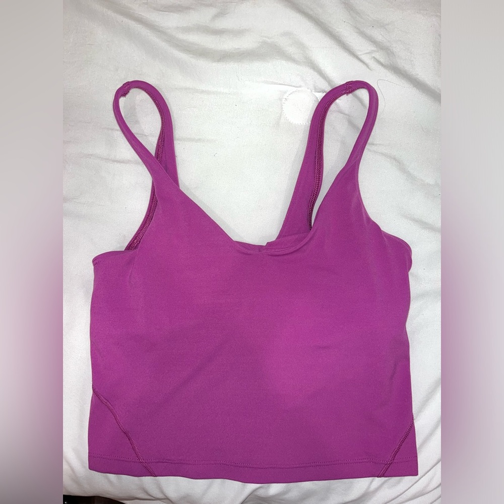 Size 4 purple/magenta lululemon align tank